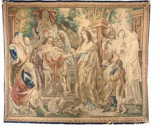 Brysselin kuvakudos kuuden kappaleen sarjasta, n. 1650 (villaa ja silkkiä) tekijältä Jean Le and Eggermans Daniel II Clerc