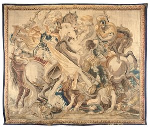 Brysselin kuvakudos kuuden kappaleen sarjasta, n. 1650 (villaa ja silkkiä) tekijältä Jean Le and Eggermans Daniel II Clerc