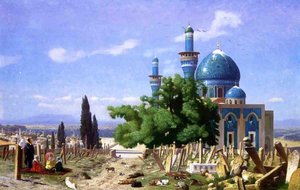 Hylätty hautausmaa tekijältä Jean Leon Gerome