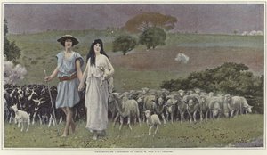 Jean Leon Geromen Daphnis ja Chloe tekijältä Jean Leon Gerome