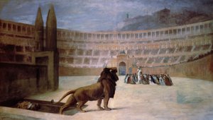 Kristittyjen marttyyrien viimeinen rukous. Jean-Leon Geromen (Jean Leon Gerome) maalaus. tekijältä Jean Leon Gerome