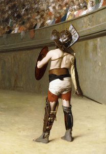 Mirmillon - gallialainen gladiaattori, tekijältä Jean Leon Gerome
