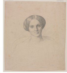 Muotokuva naisen pää tekijältä Jean Leon Gerome
