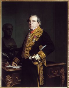 Amedee Thierryn (1797-1873), ranskalaisen toimittajan ja historioitsijan muotokuva. Jean Leon Geromen (1824-1904) maalaus tekijältä Jean Leon Gerome