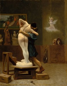 Pygmalion ja Galatea, n. 1890 tekijältä Jean Leon Gerome
