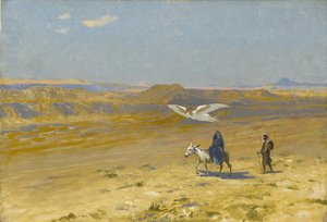Lento Egyptiin, 1890-luku. tekijältä Jean Leon Gerome