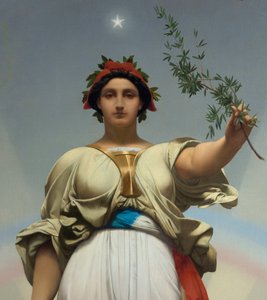 Gerome Jean Leonin tasavalta (1824 - 1904) (allegoria - 1848); Lilasin kaupungintalo tekijältä Jean Leon Gerome