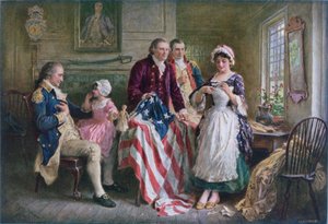 Betsy Ross 1777 tekijältä Jean Leon Gerome Ferris