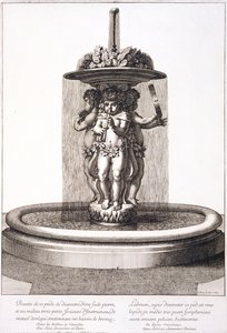 Louis Lerambertin suihkulähde Versaillesissa, 1673 tekijältä Jean Lepautre