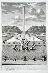 Suihkulähde Tritonin ja sireenien kanssa, Versailles tekijältä Jean Lepautre