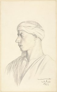 Muotokuva egyptiläisestä Fellahista tekijältä Jean Leon Gerome