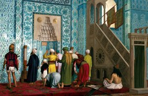 Sininen moskeija tekijältä Jean Leon Gerome