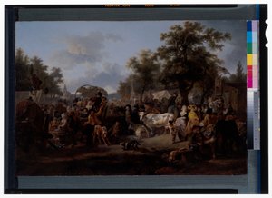 Kylän messut tekijältä Jean Louis (1744 1829) De Marne