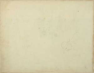 Karikatyyri miehestä, jolla on leveälahkeinen hattu tekijältä Jean Louis André Théodore Géricault