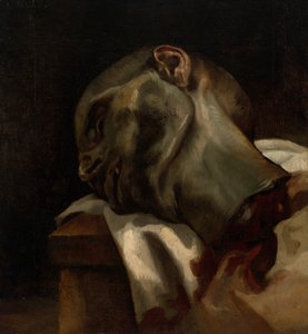Giljotoidun miehen pää tekijältä Jean Louis André Théodore Géricault