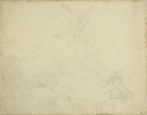 Tutkimus polvistuvasta hahmosta tekijältä Jean Louis André Théodore Géricault