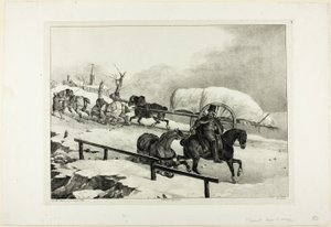Vaunut nousevat rinteeseen tekijältä Jean Louis André Théodore Géricault