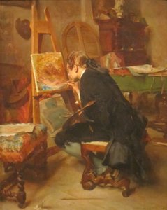 Taidemaalari tekijältä Jean Louis Ernest Meissonier