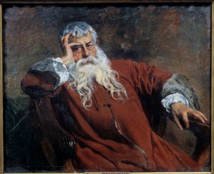 Ernest Meissonierin (1815-1891) omakuvamaalaus 1890 su. 0,52x0,61 m Pariisi, musee d