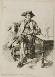 Suuri tupakoitsija tekijältä Jean-Louis Ernest Meissonier