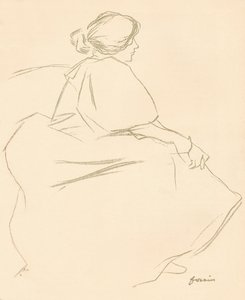 A Study In Crayon, c1872-1898, 1898 tekijältä Jean Louis Forain