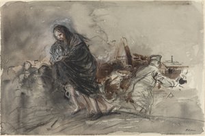 Douain jälkeen, luultavasti 1918. tekijältä Jean Louis Forain