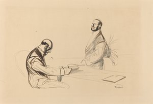 Konferenssissa, c. 1919. tekijältä Jean Louis Forain
