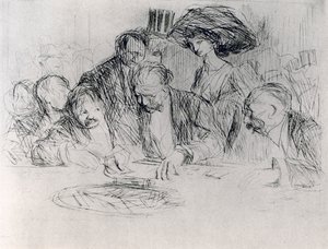 Pelipöydässä, 1925. tekijältä Jean Louis Forain