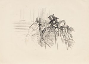 Pörssissä, c. 1900. tekijältä Jean Louis Forain