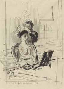 Avant la fete persani, 1912. tekijältä Jean Louis Forain