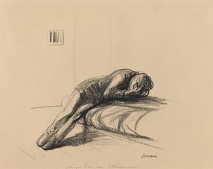 Hän, joka ampui Clemenceaun vuonna 1919 tai sen jälkeen. tekijältä Jean Louis Forain