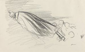 Ensimmäisen tunnin ne. Isä! missä olemme uudesta sodasta... ..., c. 19141919. tekijältä Jean Louis Forain