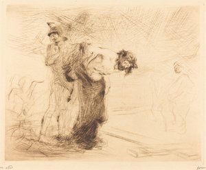 Kristus riisuttu vaatteensa tekijältä Jean Louis Forain