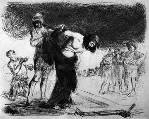 Kristus riisuttu vaatteensa, 1925. tekijältä Jean Louis Forain