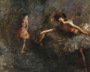 Sirkus esiintyjät; Sirkustaiteilijat, tekijältä Jean Louis Forain