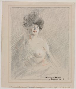 Kurtisaani (suoraan) tekijältä Jean Louis Forain