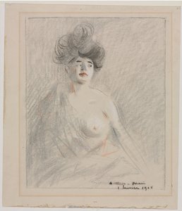 Courtesaani, 1906. tekijältä Jean Louis Forain