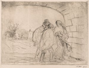 Tapaaminen holvin alla. tekijältä Jean Louis Forain