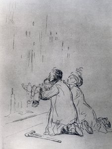 Pysäköinti luolan edessä, 1925. tekijältä Jean Louis Forain
