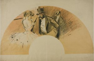 Gavarni-pallon fani tekijältä Jean Louis Forain