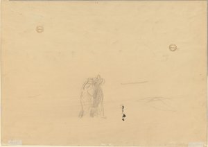 Figuren in einer Landschaft verso, ca. 1919