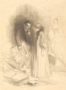 "En uskalla ottaa niitä alas... se satuttaisi häntä liikaa." tekijältä Jean Louis Forain