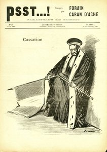 Jean-Louis Forainin (1852-1931) kuvitus Psst...! tekijältä Jean Louis Forain