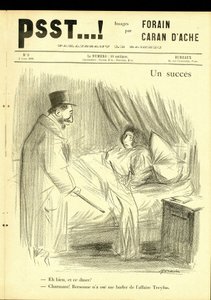 Jean-Louis Forainin (1852-1931) kuvitus Psst...! tekijältä Jean Louis Forain