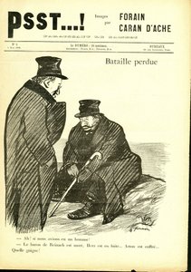 Jean-Louis Forainin (1852-1931) kuvitus Psst...! tekijältä Jean Louis Forain
