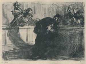 The Inveighed Lawyer, 1919 tekijältä Jean Louis Forain