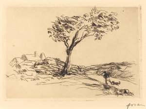 Maisema Versaillesin ympäristössä tekijältä Jean Louis Forain