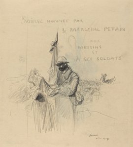 Lipun suudelma, 1918. tekijältä Jean Louis Forain