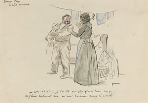 Anarkistien vaara, n. 1897. tekijältä Jean Louis Forain