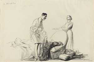 Demobilisoidut, c. 19141919. tekijältä Jean Louis Forain